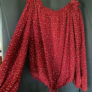 Off the shoulders top